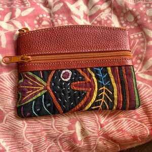 Colorful Embroidered Change purse